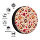 thumbnail image 4 of Balery Skull Retro record lips Cubiertas para Neumáticos - Protector Resistente para Neumáticos de Camioneta, SUV, Remolque, Camper y RV-14 inch, 4 of 6
