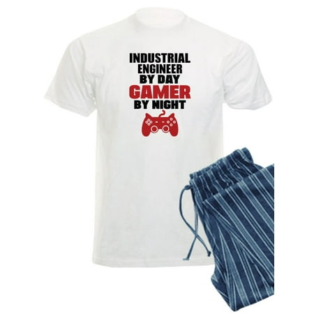 

CafePress - INDUSTRIAL ENGINEER BY DAY GAMER BY NIGHT Pajamas - Men s Light Pajamas