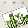 thumbnail image 6 of Elephant Stock Green Lime Cocktails Wall Art - Horizontal Canvas Wall Art - Living Room Wall Decor - Food And Drink Canvas - Green And White Decor - 12" x 8", 6 of 8
