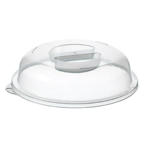 Microwave Cover for Food Microwave Splatter Cover Lid Guard Dish Food Clear Proof Plate Handle Gurad