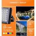 thumbnail image 3 of 50W Outdoor IP66 Waterproof Floodlight Super Bright RGB Lawn Floodlight, 3 of 6