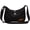 Black, variant on Women's Canvas Crescent Crossbody Bag - 2 Zipper Pockets Hobo Sling Purse for Casual & Work, Lightweight & Versatile