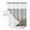 Blue, variant on No Hook Shower Curtain with Snap in Liner, Grey Trees Plants Forest Impressionist Oil Painting Art Hotel Shower Curtains for Bathroom, Washable Shower Curtain Liner Set with Mesh Top Window, 36"x78"