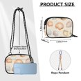 thumbnail image 4 of FORMRS Mini Crossbody Bag for Women Adjustable Shoulder Rope Travel Casual Phone Purse, Beige Seashell, 4 of 7