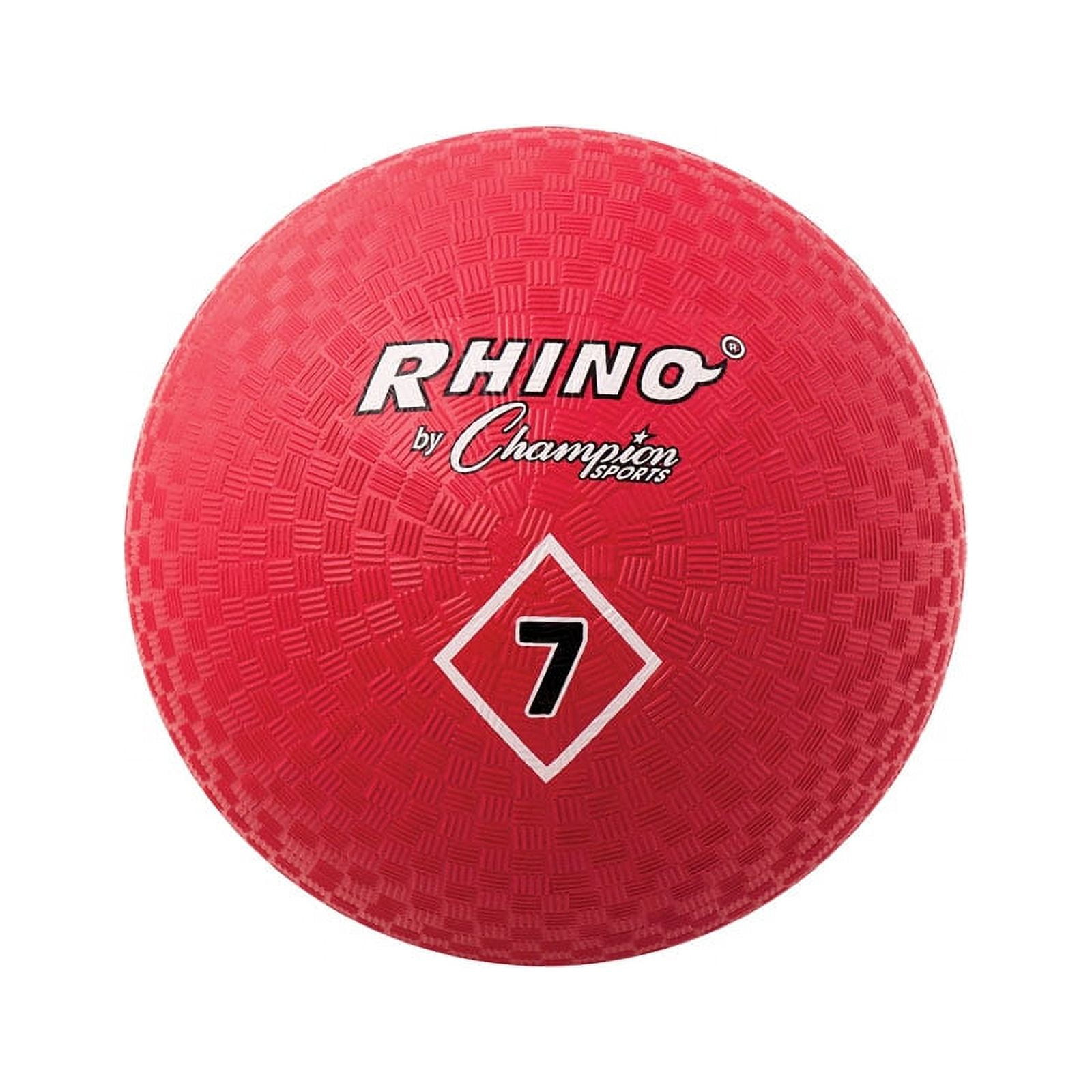 Champion Sports Hi-density Coated Foam Ball, 4, Red, Pack Of 6 : Target