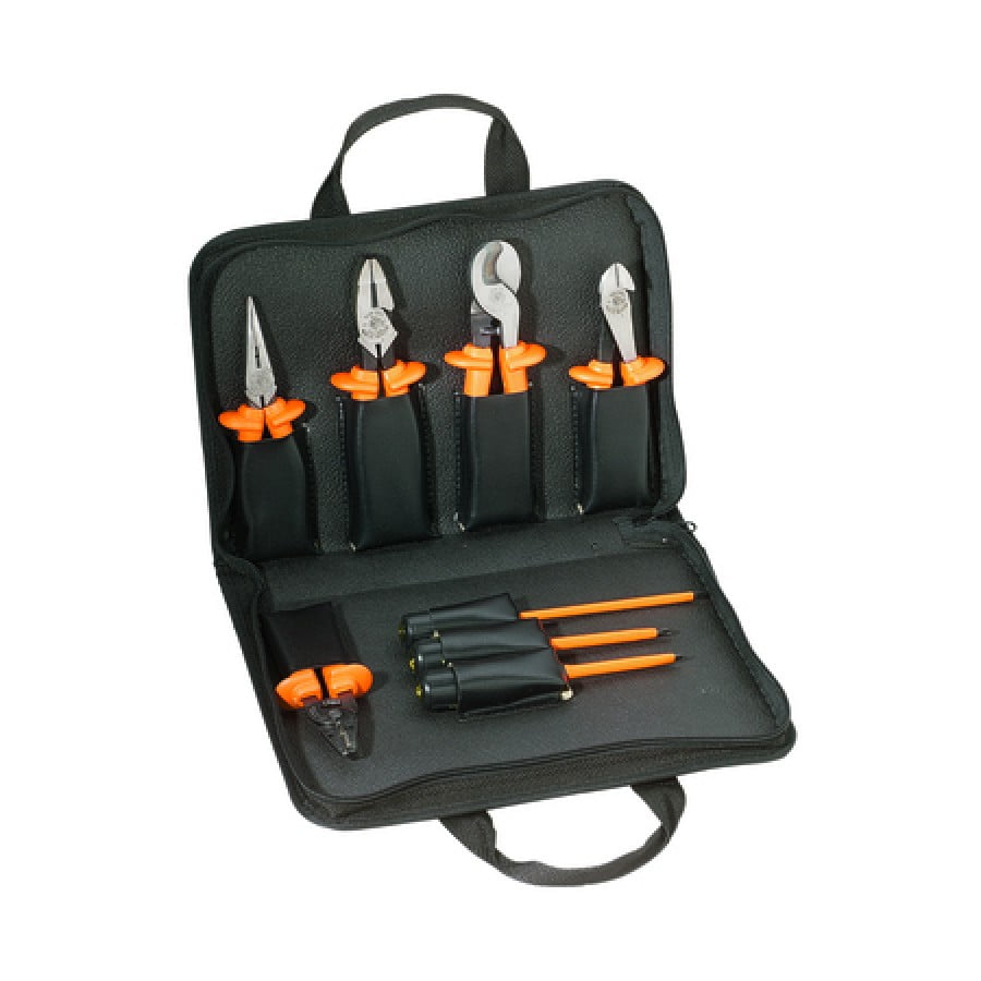 KLEIN TOOLS 33526 Basic 1000V Insulated Tool Kit, 1000Volt, 8Piece