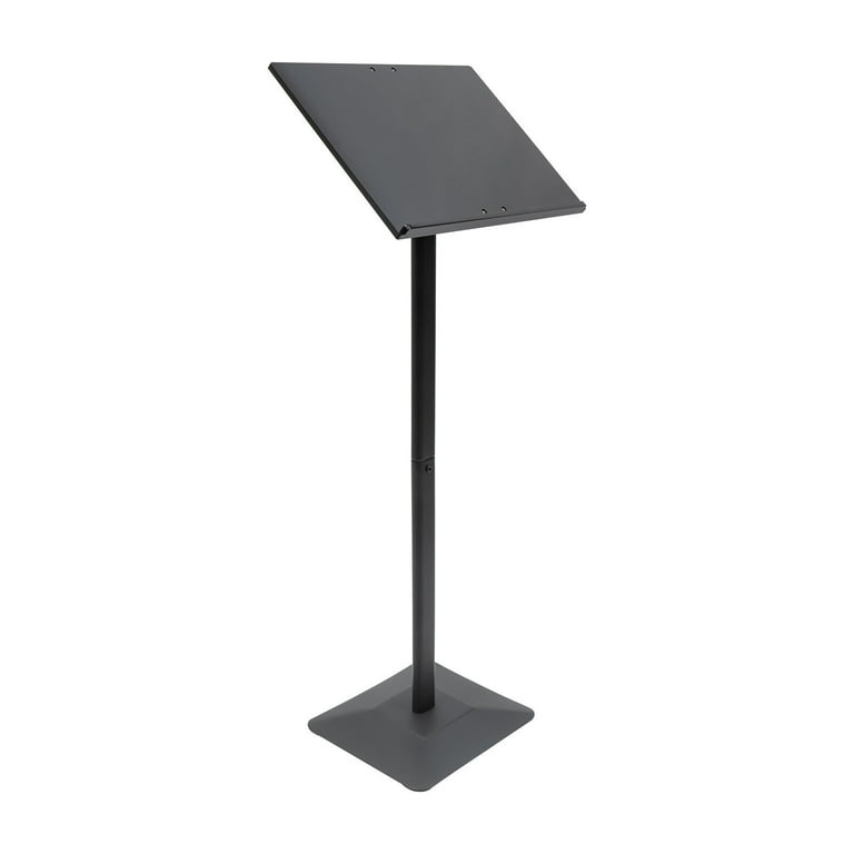 Acrylic Podium Stand - 45.3" Height, Adjustable Angle Lectern For Church, School, Wedding, Office (10mm Thick)