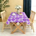 thumbnail image 5 of Rectangular Tablecloth 60x84 Inch – Waterproof Polyester Printed Table Cover, Wrinkle Resistant, Washable for Kitchen & Dining, Colorful Geometry Fluid Print, 5 of 6