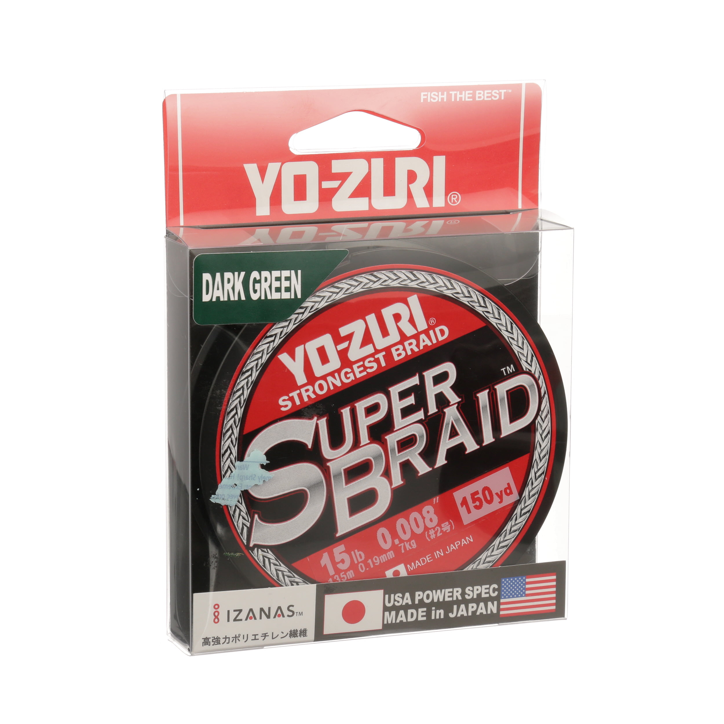 Yo-Zuri Super Braid Fishing Line (Model: 65lb / 3300yd / Five Color), MORE,  Fishing, Lines -  Airsoft Superstore