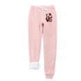 thumbnail image 2 of LSLJS Women's Christmas Santa Claus Print Leggings With Elastic Drawstring Pockets Thick Warm Pants, Womens Work Pants, 2 of 7