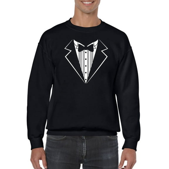 The Classy Design Of A Tuxedo   Sweatshirt Men -GoatDeals Designs, Male Medium