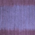 thumbnail image 1 of Ahgly Company Machine Washable Indoor Square Abstract Blue Modern Area Rugs, 4' Square, 1 of 4