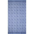 thumbnail image 2 of Rajasthan Paisley Block Print Curtain Drape Panel Cotton 46" x 88" Blue, 2 of 2