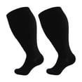 thumbnail image 1 of Wide Calf Compression Socks for Women and Men Circulation Plus Size Knee High Support Stockings, 1 of 6