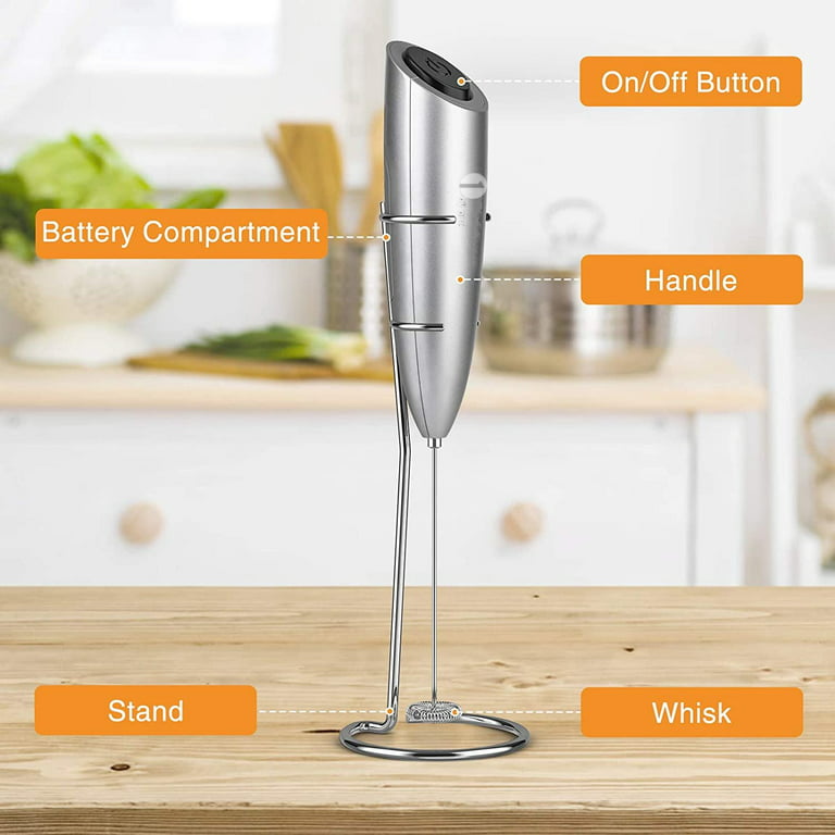 SIMPLETASTE Milk Frother Handheld Battery Operated - Brand New