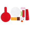 thumbnail image 3 of Bolsas hechas DIY Kit de fieltro artesanal Bolsa de joyería de fieltro de NAVIDAD Monigote de nieve, 3 of 9