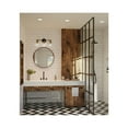 thumbnail image 2 of Hansford Collection Three-Light Antique Bronze Clear Glass Coastal Bath Vanity Light, 2 of 15