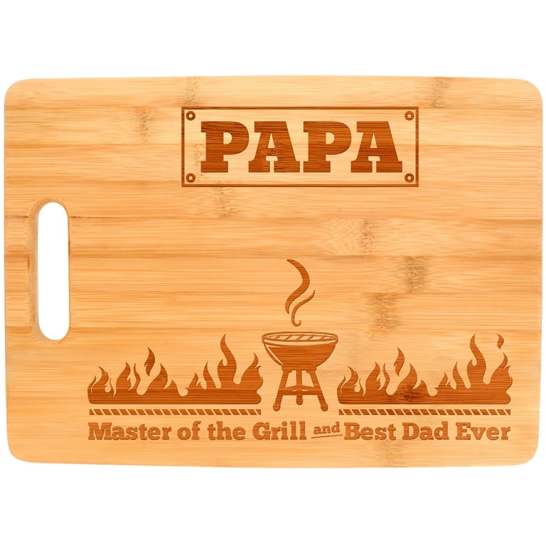ThisWear Father Son Gifts Papa Master of the Grill and Best Dad