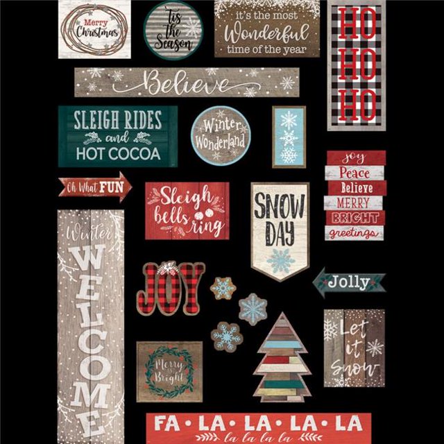 Teacher Created Resources TCR8733 Home Sweet Classroom Winter Mini Bulletin Board