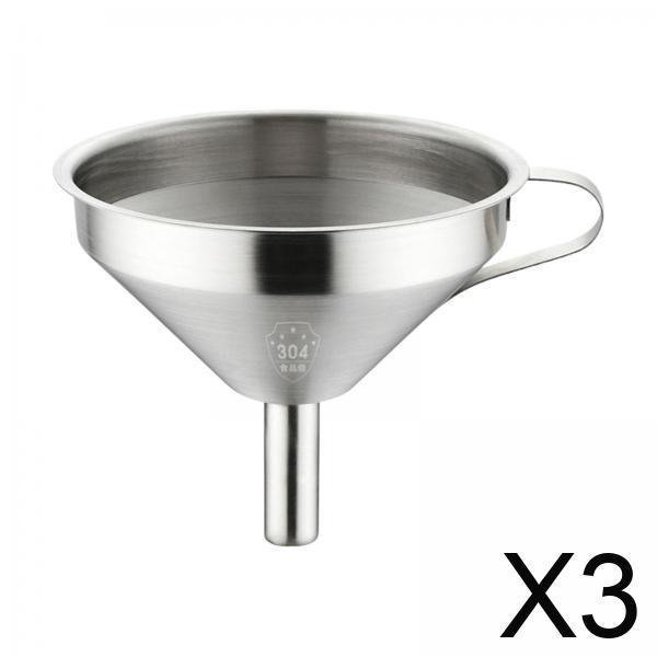 Mini embudos,Embudo de cocina de acero inoxidable Filtro de embudo de aceite,Embudo colador para aceites esenciales Perfume líquido,Filtro de alimentos Embudos coladores Suministros de