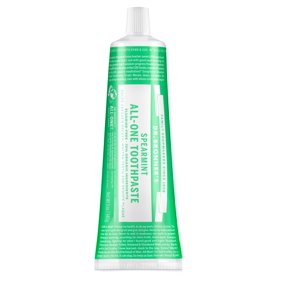 Dr. Bronner's Toothpaste - Spearmint - 5oz - Whitening, Natural & 70% Organic - Adults, Teens Children 3 and Above