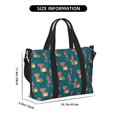 thumbnail image 2 of Travel Duffle Bag Frog and Mushrooms A Travel Tote Bags Carry on Luggage Waterproof Weekender Bags with Top Handle Adjustable Shoulde Strap for Travel Gym, 2 of 5
