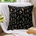 thumbnail image 3 of Pillow Covers 26x26 Set of 2, Spring Wildflowers Throw Pillow Covers Decorative Couch Cushion Cover, Farmhouse Botanical Garden Floral Microfiber Soft Square Pillowcases for Bedroom Living Room Sofa, 3 of 9