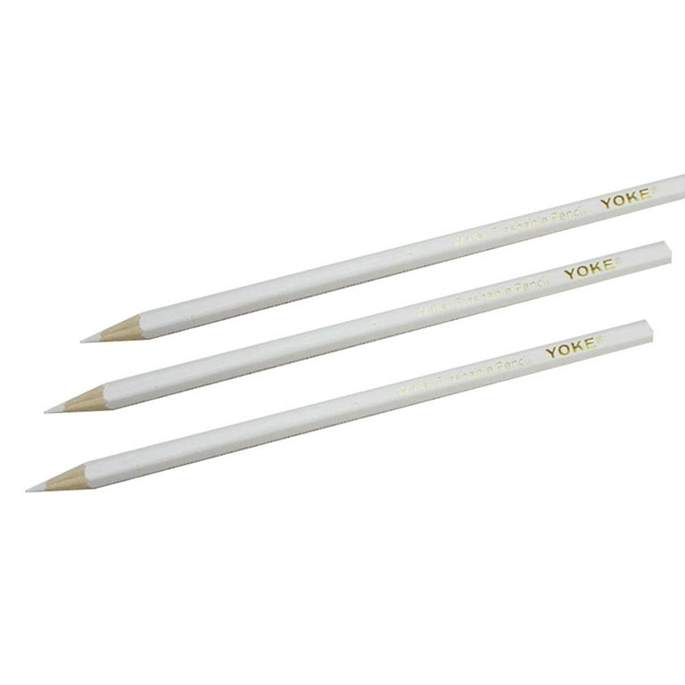 12Pcs Water Soluble Pencil Tracing Tools for Tailor's Sewing Marking and  Students Drawing Tools, White