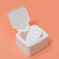 thumbnail image 3 of Mini Desktop Button-Close Storage Box - Compact ABS Organizer for Jewelry/Office Supplies (11.5x10cm Stackable), 3 of 6