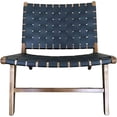 thumbnail image 2 of Sillón Ocasional Grupo Microtec VINIM Madera Solida Nogal Tejida Piel PU, 2 of 4