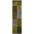 thumbnail image 2 of Addison Rugs Chantille Indoor/Outdoor Transitional Patchwork Mocha Washable Runner Rug, 2'3" x 7'6", 2 of 6