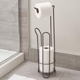 thumbnail image 4 of WIFKLSIIPG Modern Style Toilet Paper Holder with Dispenser Standing Bathroom Storage Accessory(Rose Gold), 4 of 7