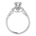 thumbnail image 3 of Aonejewelry 1.25 Ct. Halo Diamond Engagement Bridal Set Ring Crafted In 14k Solid White Gold, 3 of 4