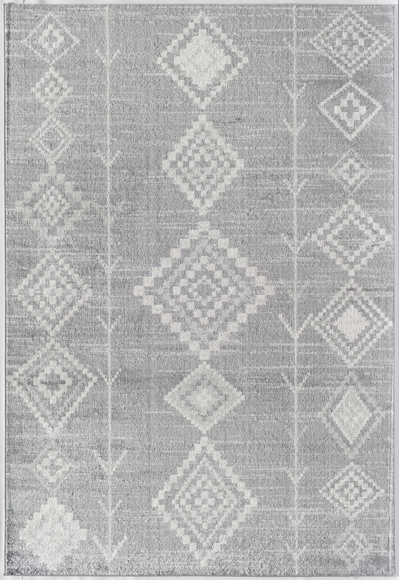 Soleil BR15F Native Driftwood Tribal Moroccan gray Area Rug, 8'9"x12'