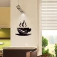 thumbnail image 3 of Coffee Shape Removable Diy Acrylic 3D Wall Sticker Decorative Clock Manual Kitchen Timers 10 Minute Sand Timer 12v Timer Classroom Timer Large Timer for Classroom Mechanical Timer Digital Kitchen, 3 of 3