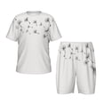 thumbnail image 1 of Fotbe Dandelion Blowing In The Wind Pijama Estampada de 2 Piezas para Niños – Ropa de Dormir de Manga Corta Cómoda para Niños y Niñas, Camiseta y Shorts de Algodón-XX-Large, 1 of 6
