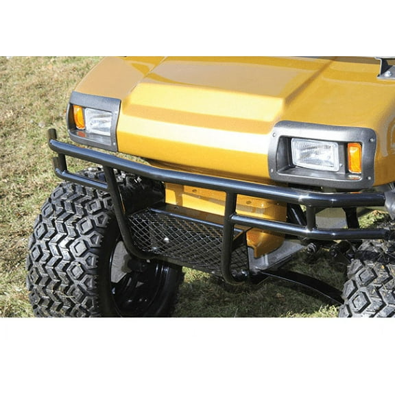 RHOX Brush Guard, Front Black Powder Coat Steel, Club Car DS