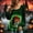 Army Green, variant on Women’s Casual Long Sleeve Loose Top, Pumpkin Head Figure Haunted Mansion Graphic, Crew Neck & Flared Cuffs for Weekend Errands Green S