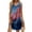3-Blue, variant on Summer USA 250th Anniversary Dresses for Women 2026 Casual Independence Day Flag Print Short Sundress Sleeveless V-Neck Flowy Boho Beach Mini Tank Top Dress with Pockets 1-Blue M