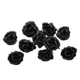 thumbnail image 2 of 10 piezas de cabezas artificiales de 6 cm, pinza de pelo elegante, decoración de boda decorativa, para accesorios de fotografía, sombreros Negro Gloria Pinzas de cabello, 2 of 9