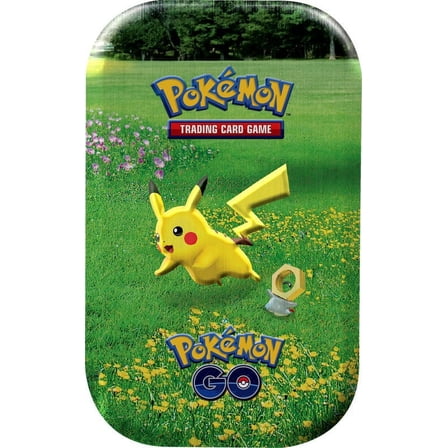 Pokemon GO Pikachu Mini Tin Set (2 Booster Packs, Coin & More)