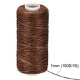 thumbnail image 4 of Unique Bargains Brown Polyester Waxed Thread, 55 Yards, 2 Pack, 4 of 6