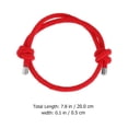 thumbnail image 6 of AURARMLET 2-Pack Adjustable Red Knot String Bracelets Rope Bangles for Men and Women, 6 of 8