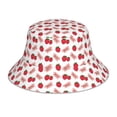 thumbnail image 1 of Fotbe Strawberry Sombrero Tipo Pescador con Estampado – Sombrero de Sol de Algodón de Moda para Playa, Golf, Pesca, 1 of 6