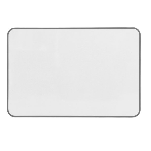 Pizarra blanca magnética de borrado en seco de 45x30cm en blanco para oficina y escuela, tablero de notas con marco, pizarra reutilizable fácil de limpiar