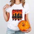thumbnail image 6 of Wiyuqeen Halloween Shirts for Women Pumpkin Ghost Shirt Spooky Season Graphic Tees Halloween Party Clothes Vintage Short Sleeve Casual Tops Holiday Outfits, 6 of 9