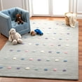 thumbnail image 2 of SAFAVIEH Kids Polka Dots Stripes Area Rug, Silver, 5' x 8', 2 of 7