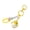 Yellow, variant on Eye Catching Resin Bird Key Holder Artistic Carving Design Compact Bag Pendant Christmas Gift For Kids Adults