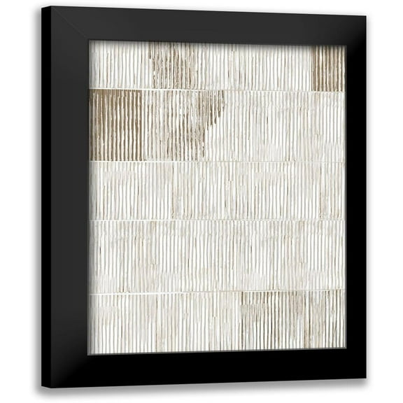 Reeves, Tom 12x14 Black Modern Framed Museum Art Print Titled - Bamboo Passing II