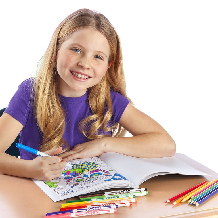 Cra-Z-Art Timeless Creations Adult Neon Graffiti Coloring Set